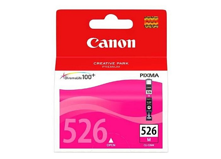 Canon CARTRIDGE CLI-526M purpurová pro  Pixma IP4850, IX6520, IX6550, MG5120, MG5150, MG5170, MG5250, MG6170 (437 str.)