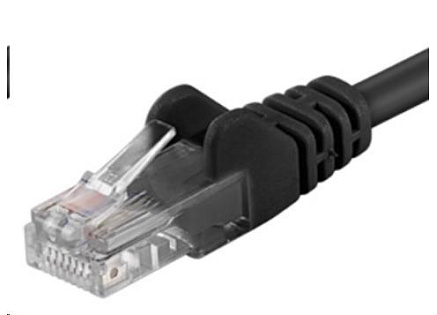 PremiumCord Patch kabel UTP RJ45-RJ45 CAT6 0.25m černá PremiumCord Patch kabel UTP RJ45-RJ45 CAT6 0.25m černá