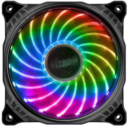 AKASA ventilátor Vegas X7, 120x120x25mm, fluidní dynamické ložisko, RGB 12V