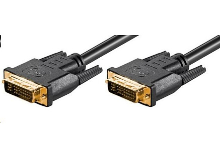 PREMIUMCORD Kabel DVI - DVI propojovací 2m (DVI-I(24+5), M/M, dual link)