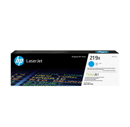 HP 219X High Yield Cyan Original LaserJet Toner Cartridge (2,500 pages) HP 219X High Yield Cyan Original LaserJet Toner Cartridge (2,500 pages)