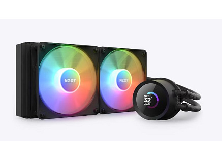 NZXT vodní chladič Kraken 240 RGB / 2x120mm fan / LCD disp. / 6 let / LGA1851 / AM5