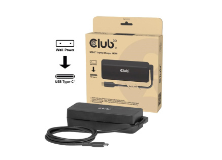 Club3D Nabíječka pro notebook, USB-C, 140W, 1m