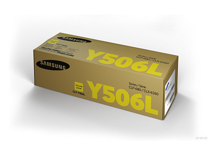 HP - Samsung CLT-Y506L High Yield Yellow Toner Cartridge (3,500 pages)
