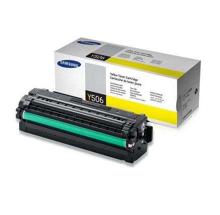 HP - Samsung CLT-Y506L High Yield Yellow Toner Cartridge (3,500 pages)