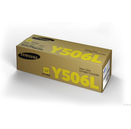 HP - Samsung CLT-Y506L High Yield Yellow Toner Cartridge (3,500 pages) HP - Samsung CLT-Y506L High Yield Yellow Toner Cartridge (3,500 pages)