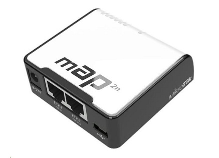 MikroTik RouterBOARD mAP, 650MHz CPU, 64MB RAM, 2xLAN, 2.4GHz Wi-Fi, 802.11b/g/n, PoE in, vč. L4 licence MikroTik RouterBOARD mAP, 650MHz CPU, 64MB RAM, 2xLAN, 2.4GHz Wi-Fi, 802.11b/g/n, PoE in, vč. L4 licence