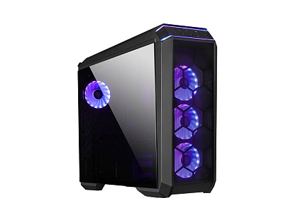 CHIEFTEC skříň STALLION 3, ATX, 1x USB-C 3.2, 2x USB 3.1, 1x USB 2.0, 4x 120mm RGB Fan, černá