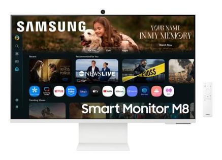 SAMSUNG MT LED LCD 32" Smart Monitor M8 (M80F) VA, UHD, 60hz, 4ms, hdmi, usb-c, speaker, pivot