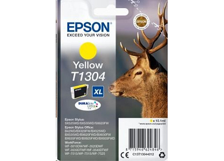 EPSON ink bar Singlepack "Jelen" Yellow T1304 DURABrite Ultra Ink (10,1 ml) EPSON ink bar Singlepack "Jelen" Yellow T1304 DURABrite Ultra Ink (10,1 ml)