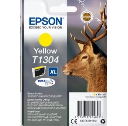 EPSON ink bar Singlepack "Jelen" Yellow T1304 DURABrite Ultra Ink (10,1 ml)