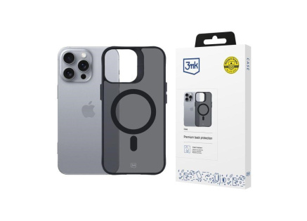 3mk ochranný kryt Smoke MagCase pro Apple iPhone 16 Pro Max 3mk ochranný kryt Smoke MagCase pro Apple iPhone 16 Pro Max