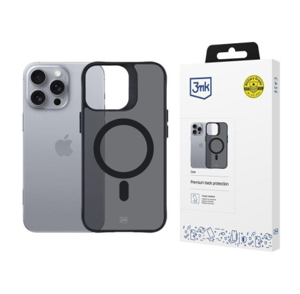 3mk ochranný kryt Smoke MagCase pro Apple iPhone 16 Pro Max 3mk ochranný kryt Smoke MagCase pro Apple iPhone 16 Pro Max