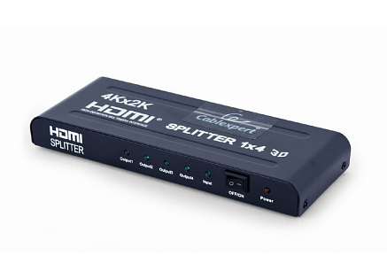 GEMBIRD Dat přepínač  HDMI splitter, rozbočovač 4 cesty