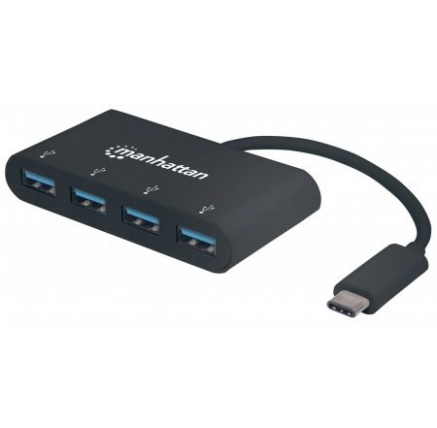MANHATTAN USB 3.1 Gen 1 Type-C Hub, 4 Type-A Ports, Bus Power MANHATTAN USB 3.1 Gen 1 Type-C Hub, 4 Type-A Ports, Bus Power