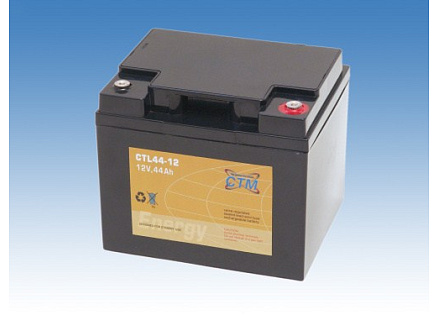 Baterie - CTM CTL 44-12 (12V/44Ah - M6), životnost 10-12let