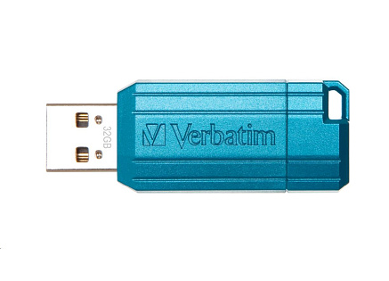 VERBATIM Flash Disk 32GB Store 'n' Go PinStripe, karibská modrá
