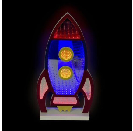 2Kids Toys LED NEON LIGHT lampička Raketa 2Kids Toys LED NEON LIGHT lampička Raketa