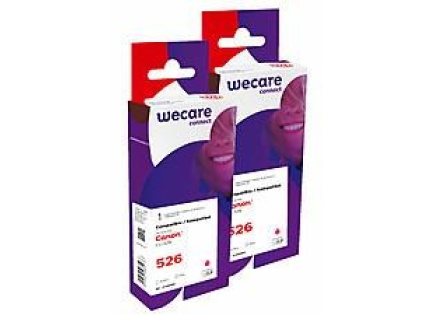 WECARE Armor cartridge pro CANON iP4850 (CLI526M), sada červená, 2x10,5ml