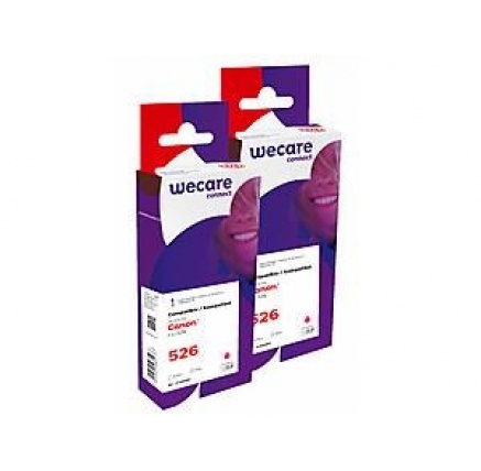 WECARE Armor cartridge pro CANON iP4850 (CLI526M), sada červená, 2x10,5ml WECARE Armor cartridge pro CANON iP4850 (CLI526M), sada červená, 2x10,5ml