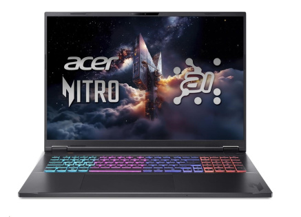 ACER NTB Nitro 18 AI (AN18-61-R3KG),AI 9 365,18" 2560x1600,32GB,1TB SSD,RTX 5060,W11 Home,Obsidian Black