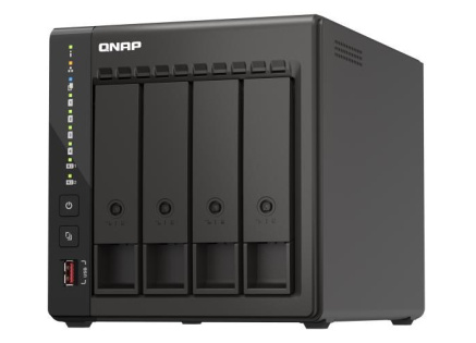 QNAP TS-453E-8G (4C/CeleronJ6412/2,6GHz/8GBRAM/4xSATA/2xM.2/2x2,5GbE/2xUSB2.0/2xUSB3.2/2xHDMI)