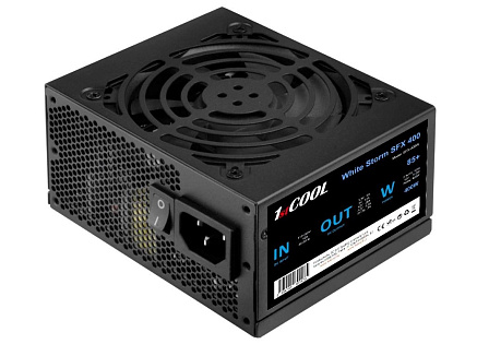 BAZAR - 1stCOOL Zdroj White Storm SFX 400 85+, 400W, SFX, černá - Po opravě