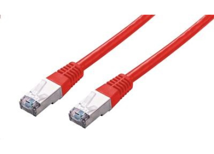 C-TECH kabel patchcord Cat5e, FTP, červený, 0,25m C-TECH kabel patchcord Cat5e, FTP, červený, 0,25m