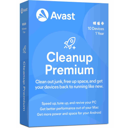 _Nová Avast Cleanup Premium Multi-Device 1 licence na 12 měsíců