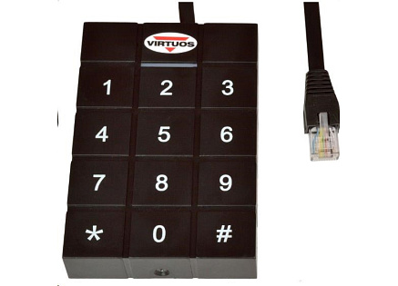 Virtuos RFID 125 kHz adaptér s klávesnicí pro pokladní zásuvky Virtuos 24V