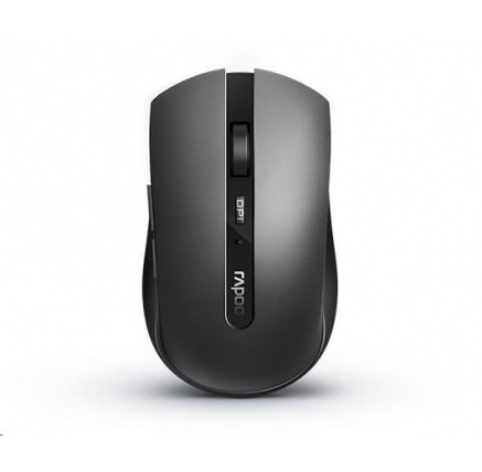 RAPOO myš 7200M Multi-mode bezdrátová, šedá