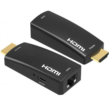 PREMIUMCORD HDMI FULL HD 1080p extender na 50m přes jeden kabel Cat5e/6 PREMIUMCORD HDMI FULL HD 1080p extender na 50m přes jeden kabel Cat5e/6