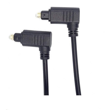 PremiumCord Kabel Toslink 90° - Toslink 90°, tloušťka kabelu:4.0mm, délka 2m