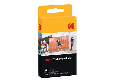 Kodak Zink - fotografický papír 2x3 20-pack