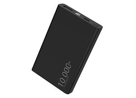 BAZAR - WG - Power Bank 10000 mAh,  USB-C PD 20W + USB-A 22.5W, černá - Poškozený obal (Komplet)