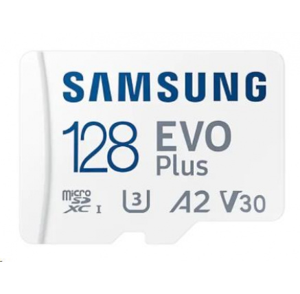 Samsung micro SDXC karta 128GB EVO Plus + SD adaptér
