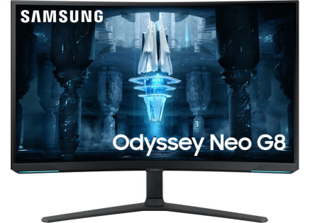 SAMSUNG MT LED LCD Gaming Monitor 32" Odyssey G8 Neo - Quantum Matrix Tech.(mini LED),4K,Prohnutý,1000R,4K,240Hz,Pivot