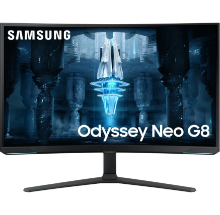 SAMSUNG MT LED LCD Gaming Monitor 32" Odyssey G8 Neo - Quantum Matrix Tech.(mini LED),4K,Prohnutý,1000R,4K,240Hz,Pivot