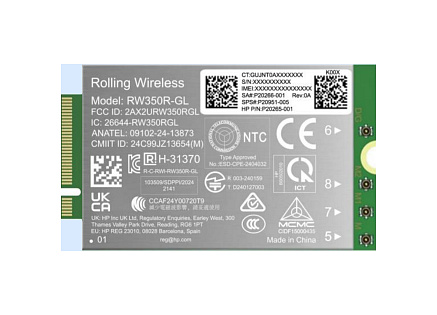 HP 4G LTE-Advanced Pro (Cat 19) WWAN (EB 8 G1i/G1a, EB X G1i, ZB 8 G1i/G1a)