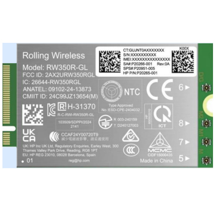 HP 4G LTE-Advanced Pro (Cat 19) WWAN (EB 8 G1i/G1a, EB X G1i, ZB 8 G1i/G1a) HP 4G LTE-Advanced Pro (Cat 19) WWAN (EB 8 G1i/G1a, EB X G1i, ZB 8 G1i/G1a)