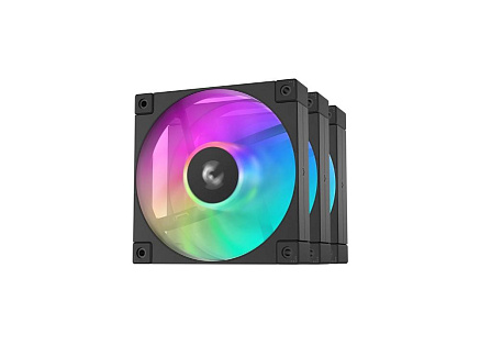 DEEPCOOL Ventilátor FD12 ARGB 3v1, 3x120mm, ARGB, černá DEEPCOOL Ventilátor FD12 ARGB 3v1, 3x120mm, ARGB, černá