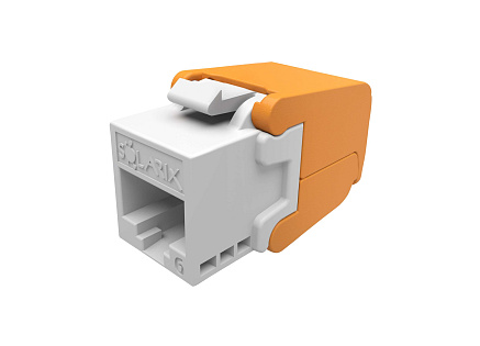 Samořezný keystone Solarix CAT6 UTP SXKJ-6-UTP-WH-SA Component Level a 4PPoE certifikace