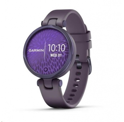 Garmin hodinky Lily Sport Midnight Orchid/Orchid Silicone Band