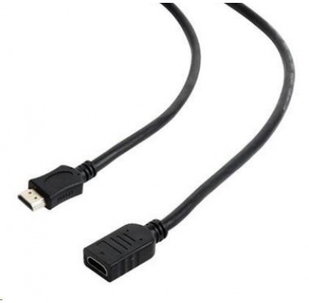 GEMBIRD Kabel prodlužovací HDMI - HDMI 1,8m (zlacené konektory, stíněný) GEMBIRD Kabel prodlužovací HDMI - HDMI 1,8m (zlacené konektory, stíněný)