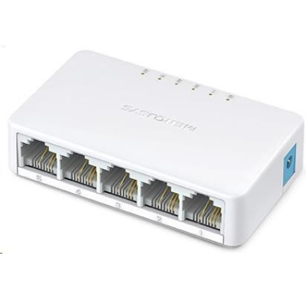 BAZAR - MERCUSYS switch MS105 (5x100Mb/s, fanless) - poškozený obal