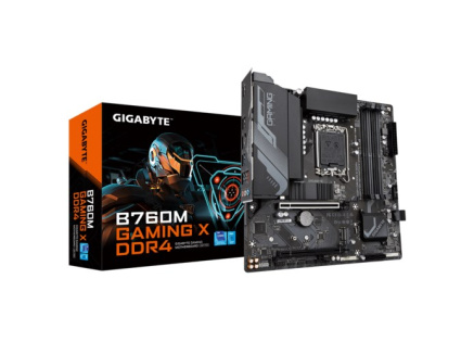 GIGABYTE MB Sc LGA1700 B760M GAMING X DDR4, Intel B760, 4xDDR4, 1xDP, 1xHDMI, mATX