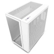NZXT skříň H9 Flow dvoukomorová ATX / 4x120mm fan / až 10xfan / perforovaný top / proskl. bočnice, front / bílá