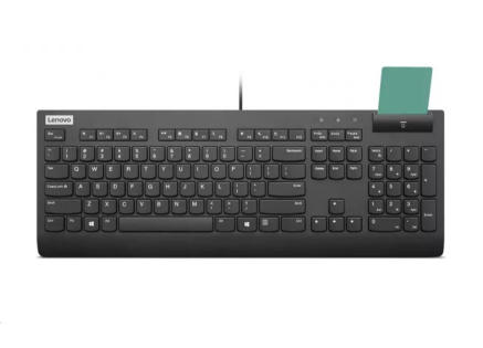 LENOVO klávesnice drátová Smartcard Keyboard II CZ/SK - USB, černá
