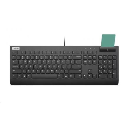 LENOVO klávesnice drátová Smartcard Keyboard II CZ/SK - USB, černá