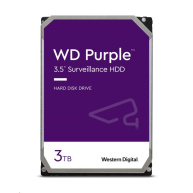 WD PURPLE WD33PURZ 3TB, SATA III 3.5", 256MB, 175MB/s, Low Noise, CMR